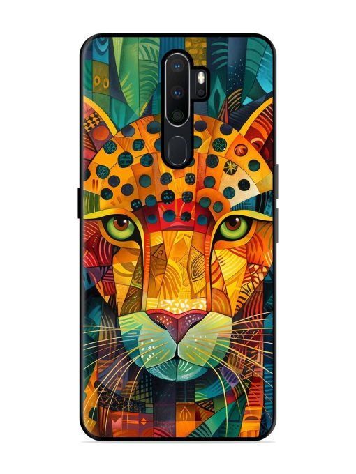 Mosaic Majesty Glossy Soft Edge Case for Oppo A5 (2020) Chachhi