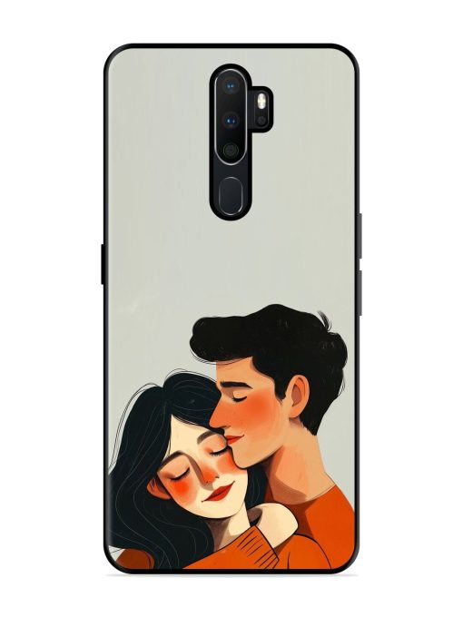 Craft Couples Glossy Soft Edge Case for Oppo A5 (2020) Chachhi