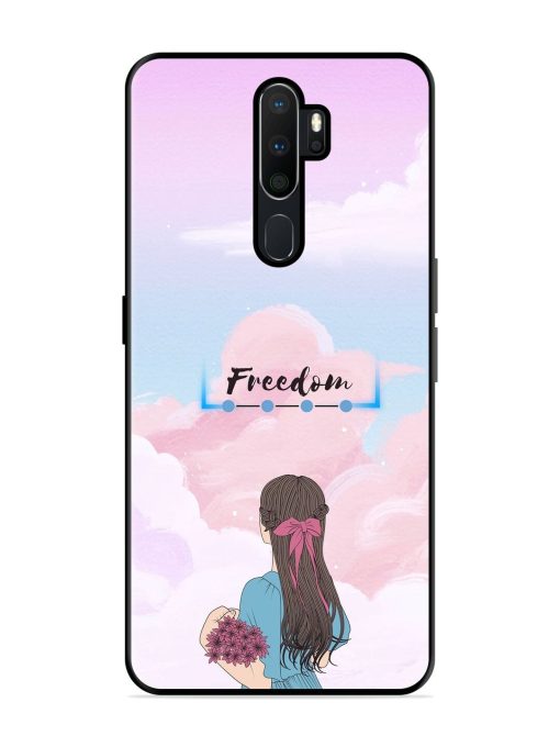 Skyward Dreams Glossy Soft Edge Case for Oppo A5 (2020) Chachhi