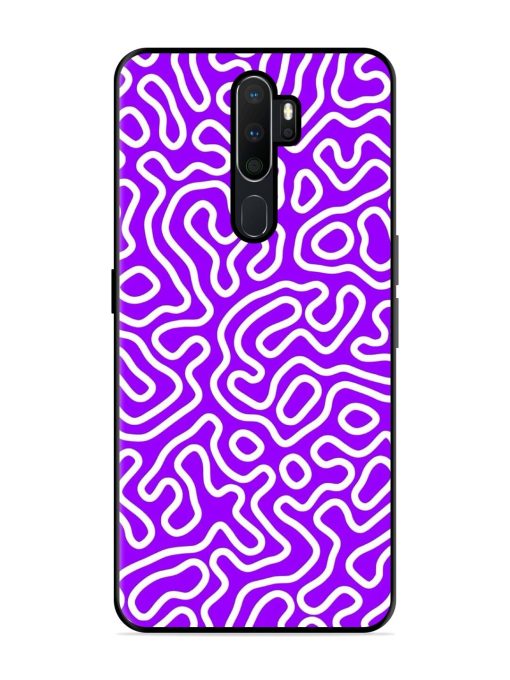 Wavy Wonder Glossy Soft Edge Case for Oppo A5 (2020) Chachhi