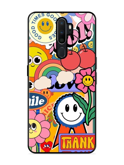 Good Times Good Vibes Glossy Soft Edge Case for Oppo A5 (2020) Chachhi