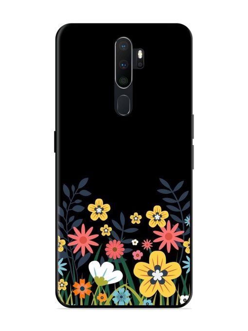 Floral Night Sky Glossy Soft Edge Case for Oppo A5 (2020) Chachhi