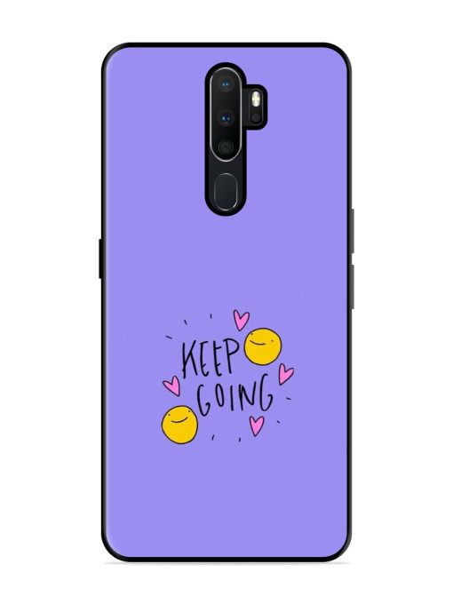 Smiling Through It All Glossy Soft Edge Case for Oppo A5 (2020) Chachhi