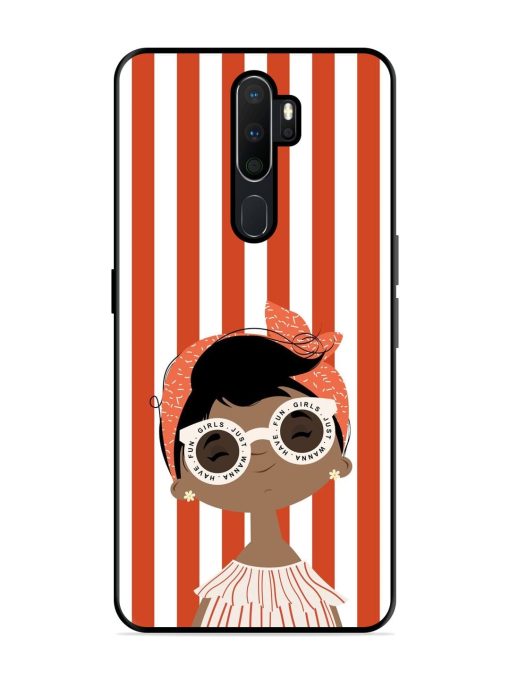 Girls Just Wanna Have Fun Glossy Soft Edge Case for Oppo A5 (2020) Chachhi