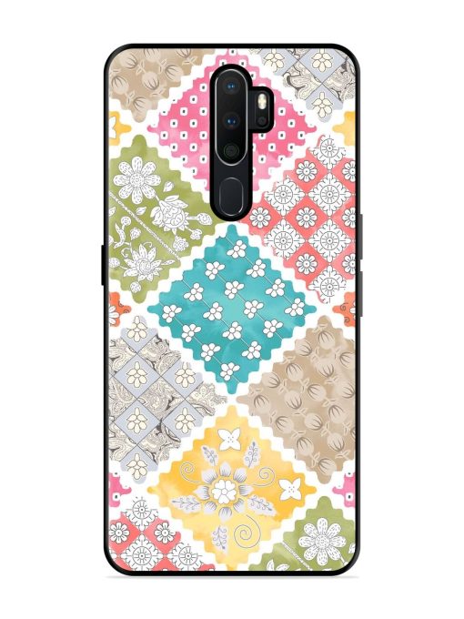 Patchwork Dreamscape Glossy Soft Edge Case for Oppo A5 (2020)