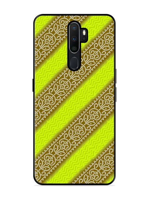 Golden Bandana Bliss Glossy Soft Edge Case for Oppo A5 (2020) Chachhi