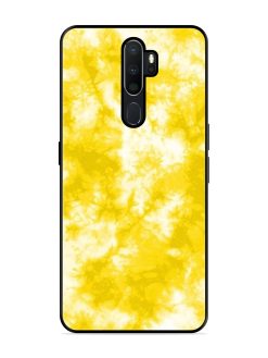 Golden Tie-Dye Twirl Glossy Soft Edge Case for Oppo A5 (2020)