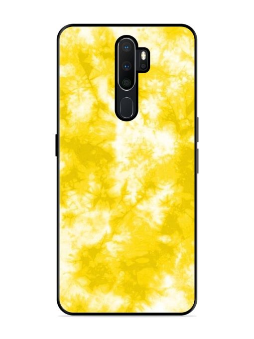 Golden Tie-Dye Twirl Glossy Soft Edge Case for Oppo A5 (2020) Chachhi