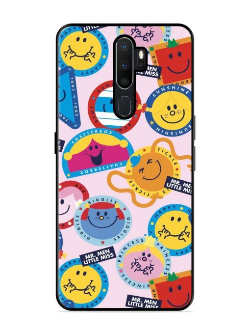 Whimsical Mr. Men & Little Miss Glossy Soft Edge Case for Oppo A5 (2020) Chachhi