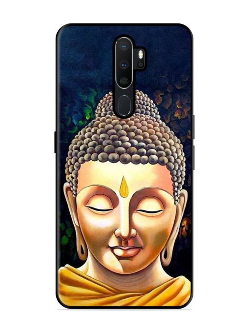 Buddha Face Glossy Soft Edge Case for Oppo A5 (2020) Chachhi