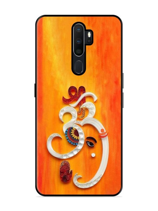 Ganesha In Quilling Art Glossy Soft Edge Case for Oppo A5 (2020) Chachhi