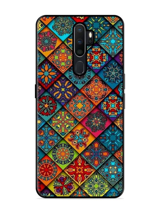 Patchwork Mandala Mosaic Glossy Soft Edge Case for Oppo A5 (2020) Chachhi