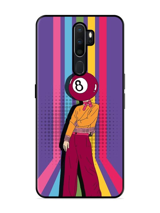 Eight Ball Fashionista Glossy Soft Edge Case for Oppo A5 (2020) Chachhi