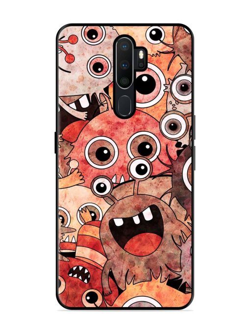 Monster Mash Glossy Soft Edge Case for Oppo A5 (2020) Chachhi