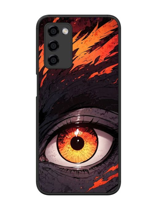 Inferno Gaze Glossy Soft Edge Case for Oppo A53S (5G) Chachhi