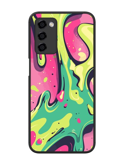 Gooey Grooves Glossy Soft Edge Case for Oppo A53S (5G) Chachhi