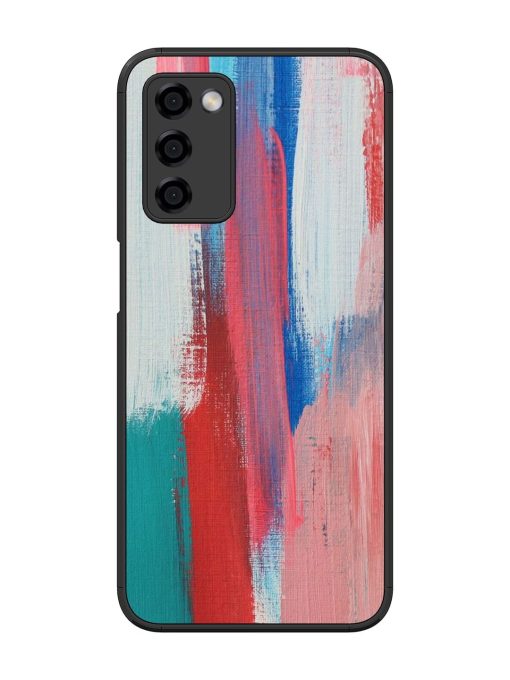 Colorful Chaos Glossy Soft Edge Case for Oppo A53S (5G) Chachhi