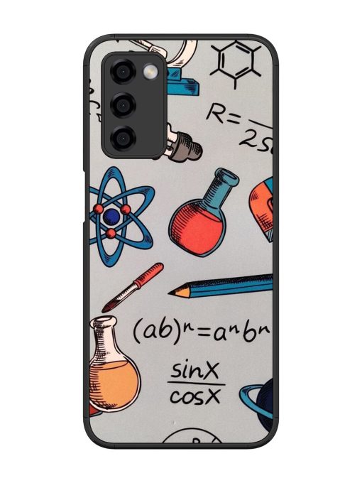 Science Doodle Glossy Soft Edge Case for Oppo A53S (5G) Chachhi