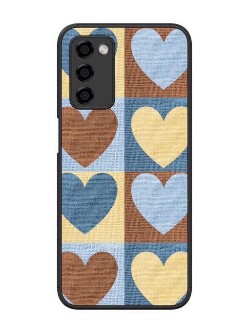 Hearts On Canvas Glossy Soft Edge Case for Oppo A53S (5G) Chachhi