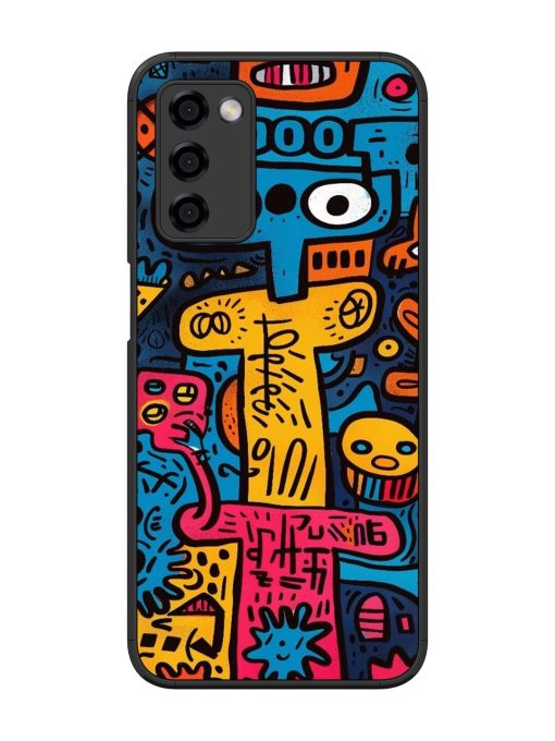 Doodletopia Glossy Soft Edge Case for Oppo A53S (5G) Chachhi