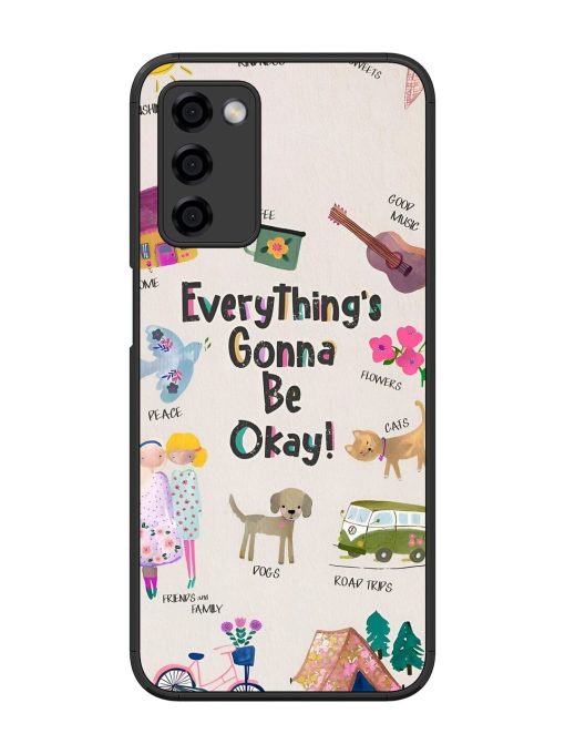 Sunshine And Smiles Glossy Soft Edge Case for Oppo A53S (5G) Chachhi