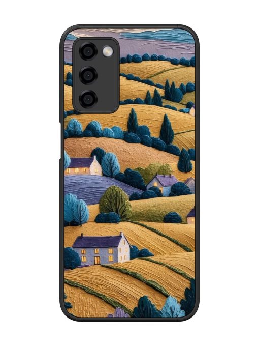 Rolling Hilltop Haven Glossy Soft Edge Case for Oppo A53S (5G) Chachhi