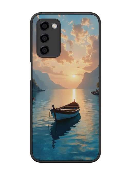 Serene Sunset Glossy Soft Edge Case for Oppo A53S (5G) Chachhi