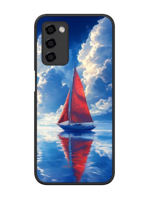 Crimson Sails Glossy Soft Edge Case for Oppo A53S (5G) Chachhi