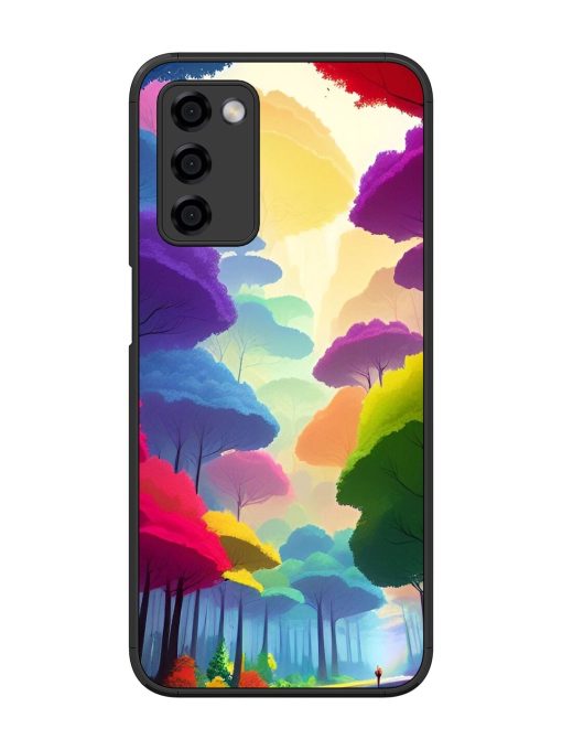 Rainbow Road Glossy Soft Edge Case for Oppo A53S (5G) Chachhi