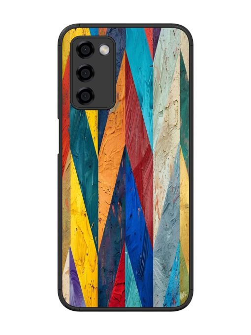 Abstract Tapestry Glossy Soft Edge Case for Oppo A53S (5G) Chachhi