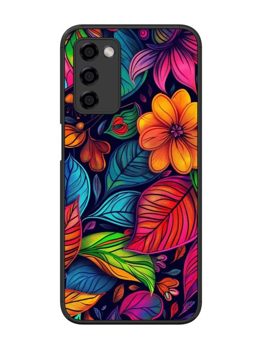 Rainbow Of Blooms Glossy Soft Edge Case for Oppo A53S (5G) Chachhi