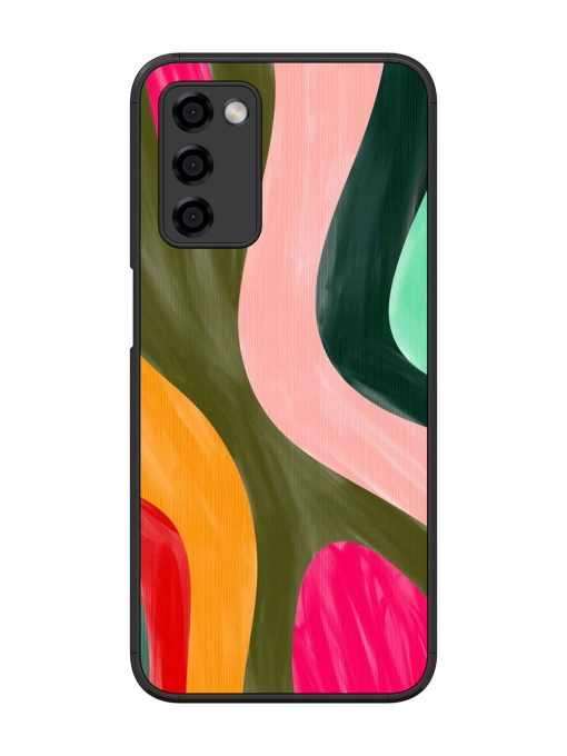 Wavy Wonderland Glossy Soft Edge Case for Oppo A53S (5G) Chachhi