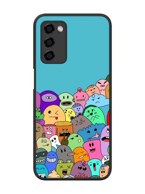 Monster Mash Glossy Soft Edge Case for Oppo A53S (5G)