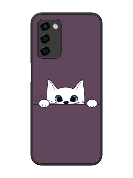 Peek-A-Boo Kitty Glossy Soft Edge Case for Oppo A53S (5G) Chachhi