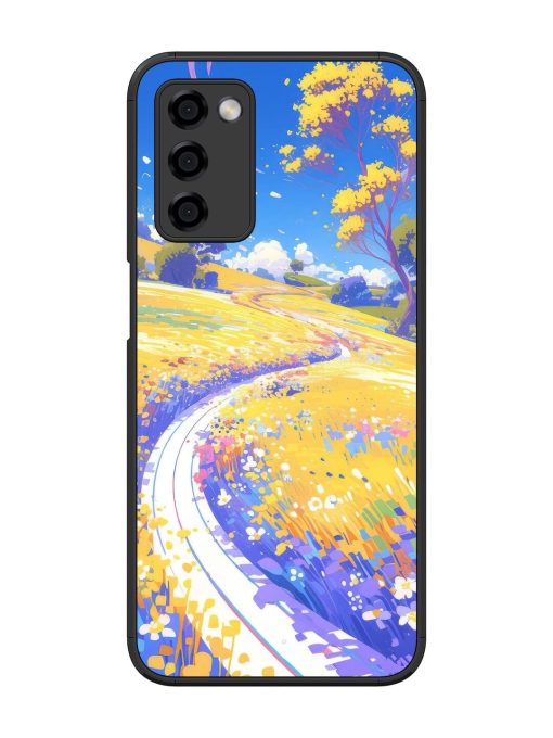 Vibrant Spring Meadow Glossy Soft Edge Case for Oppo A53S (5G) Chachhi