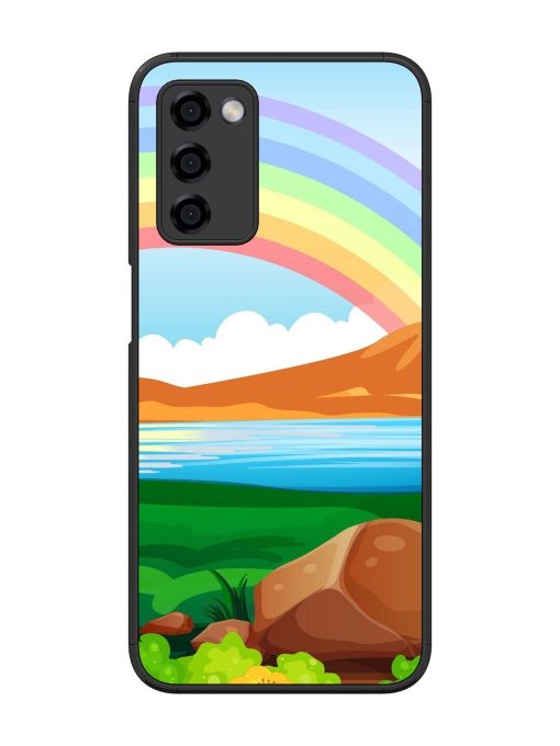 Rainbow Over The Lake Glossy Soft Edge Case for Oppo A53S (5G) Chachhi