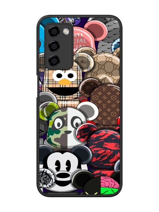 Streetwear Bearbrick Extravaganza Glossy Soft Edge Case for Oppo A53S (5G) Chachhi