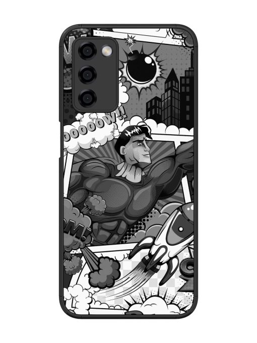 Comic Book Chaos Glossy Soft Edge Case for Oppo A53S (5G) Chachhi