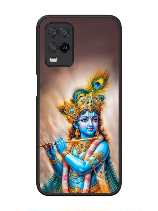 Divine Krishna Glossy Soft Edge Case for Oppo A54 Chachhi