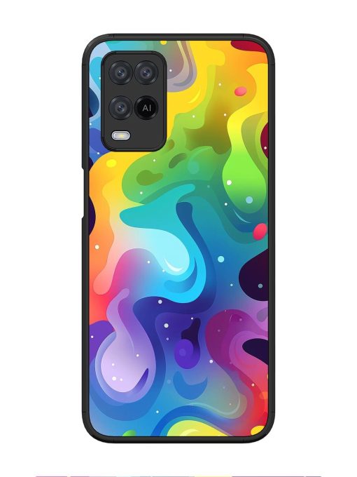 Rainbow River Glossy Soft Edge Case for Oppo A54 Chachhi