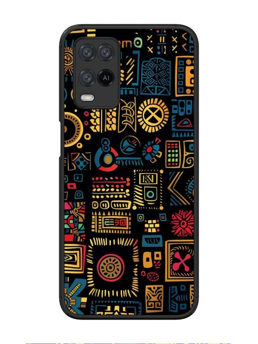 Tribal Tapestry Glossy Soft Edge Case for Oppo A54 Chachhi