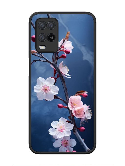 Delicate Blossoms Glossy Soft Edge Case for Oppo A54 Chachhi