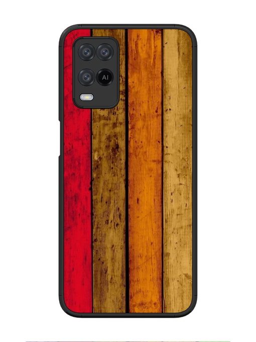 Colorful Woodgrain Glossy Soft Edge Case for Oppo A54