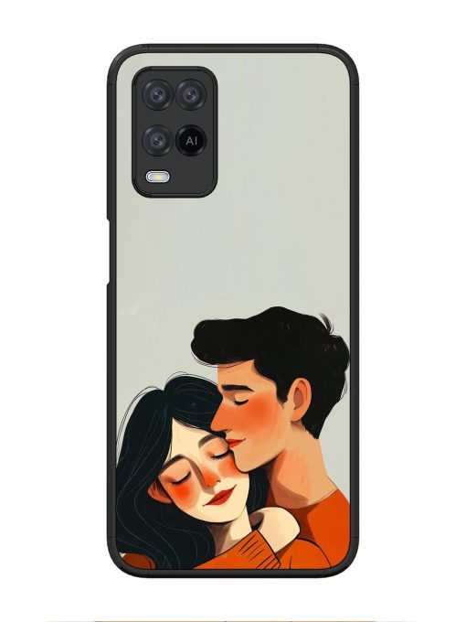 Craft Couples Glossy Soft Edge Case for Oppo A54 Chachhi