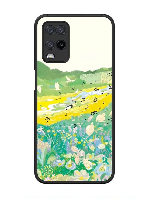 Melody In Bloom Glossy Soft Edge Case for Oppo A54 Chachhi