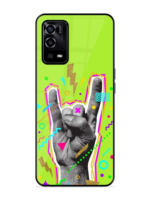 Neon Rock Glossy Soft Edge Case for Oppo A55 Chachhi