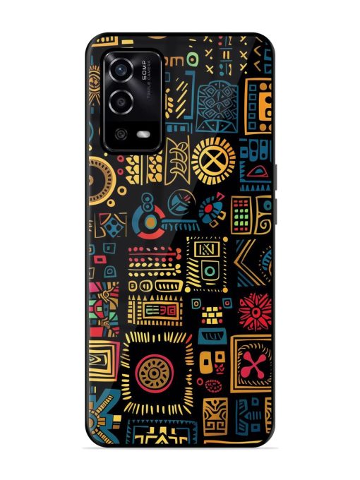 Tribal Tapestry Glossy Soft Edge Case for Oppo A55 Chachhi