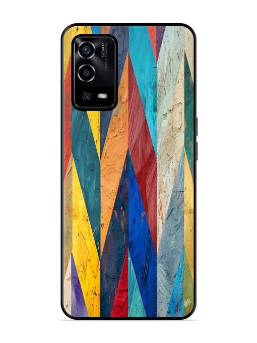 Abstract Tapestry Glossy Soft Edge Case for Oppo A55 Chachhi