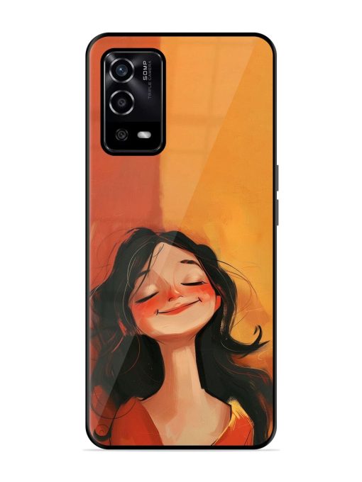 Neon Girl Glossy Soft Edge Case for Oppo A55
