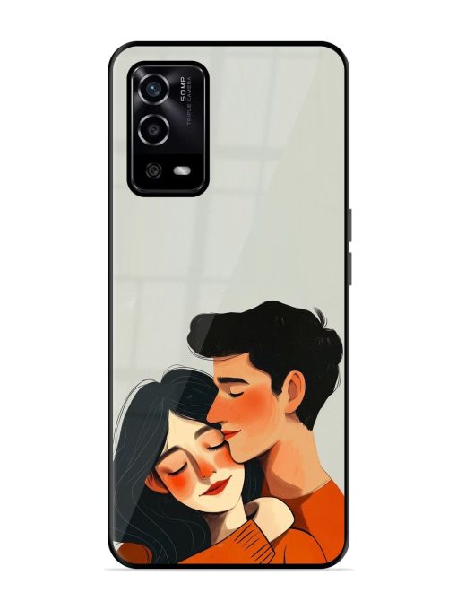 Craft Couples Glossy Soft Edge Case for Oppo A55 Chachhi